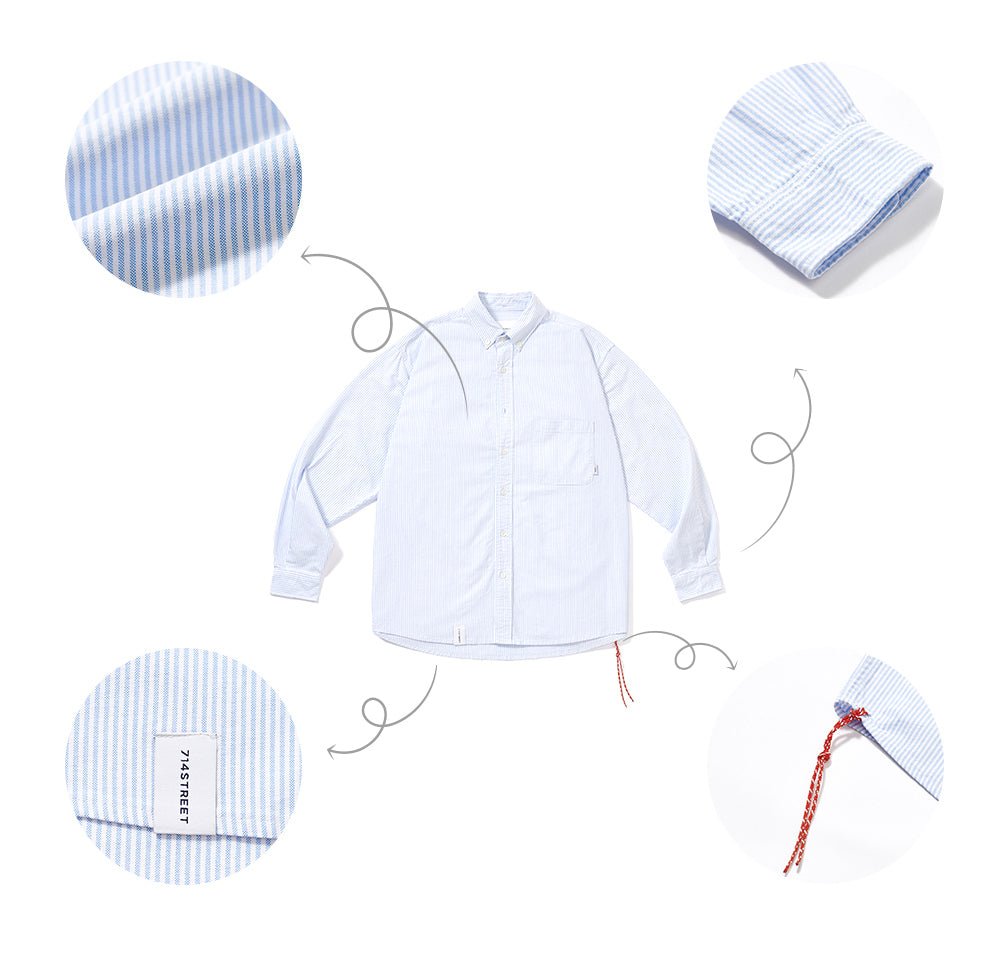 Stripe Oxford Shirt N1820 - NNine