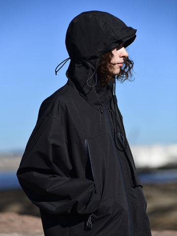 防水・防汚・防油】Tag Sleeve hooded Wind Breaker /マウンテン 