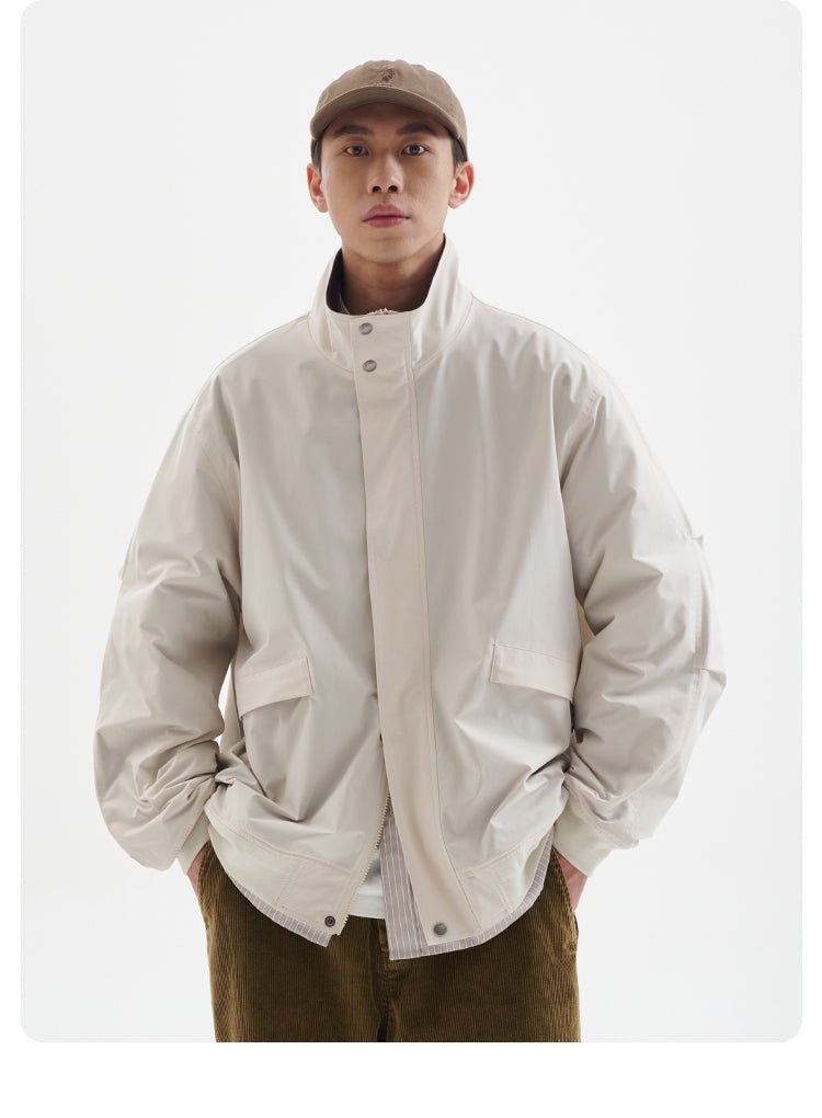 『表面撥水』Teflon Harrington jacket N3224 - NNine