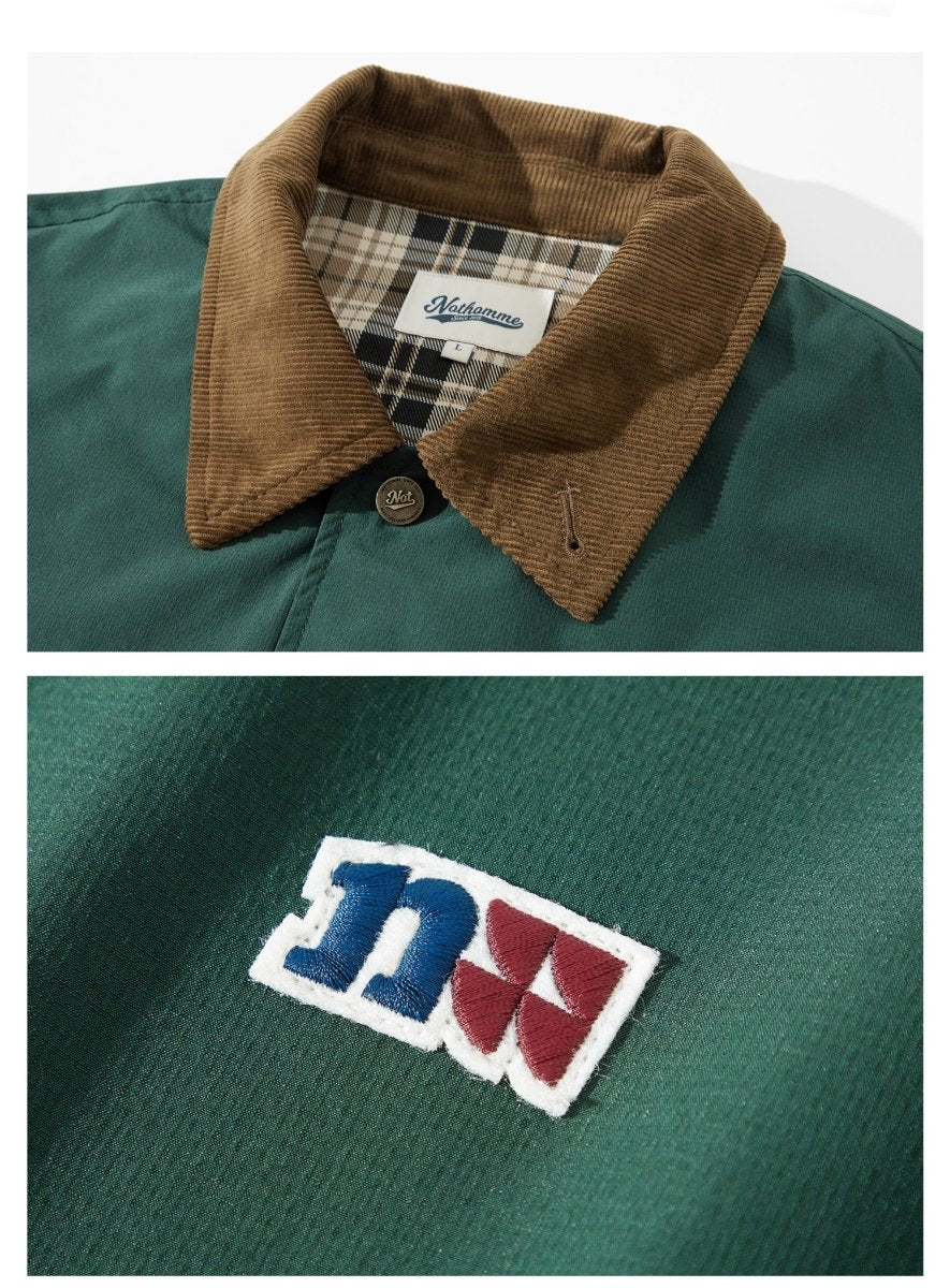 【Teflon繊維、防水、撥水、防汚】Corduroy Collar Jacket N2335 ネイビー / L (175-180cm)