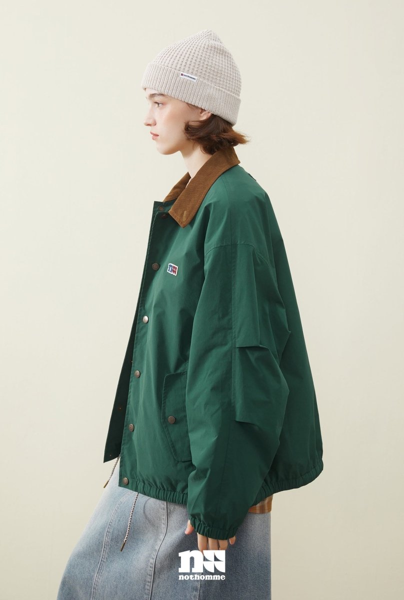 【Teflon繊維、防水、撥水、防汚】Corduroy collar jacket N2335 - NNine