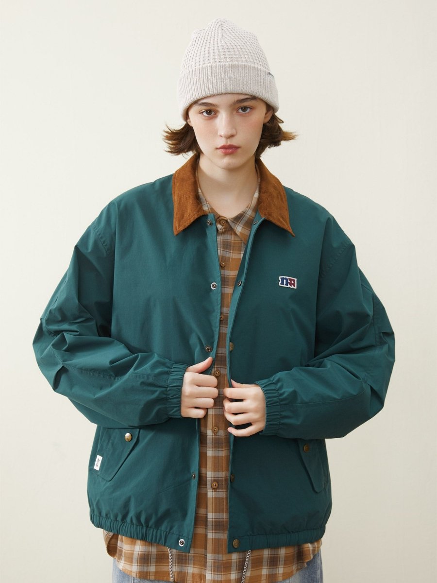【Teflon繊維、防水、撥水、防汚】Corduroy collar jacket N2335 - NNine