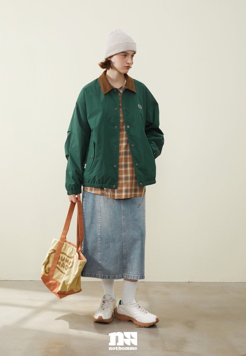 【Teflon繊維、防水、撥水、防汚】Corduroy collar jacket N2335 - NNine