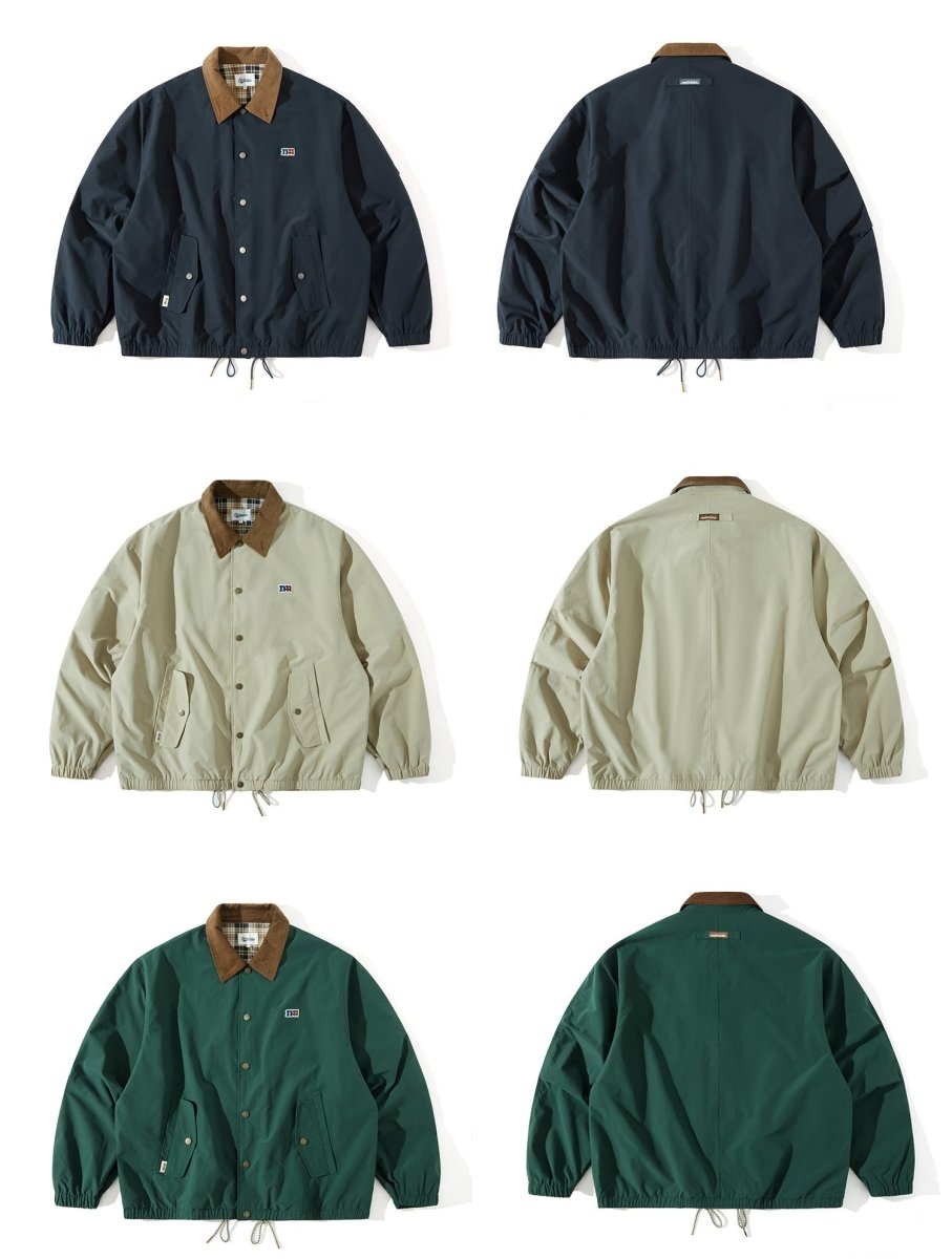 【Teflon繊維、防水、撥水、防汚】Corduroy collar jacket N2335 - NNine
