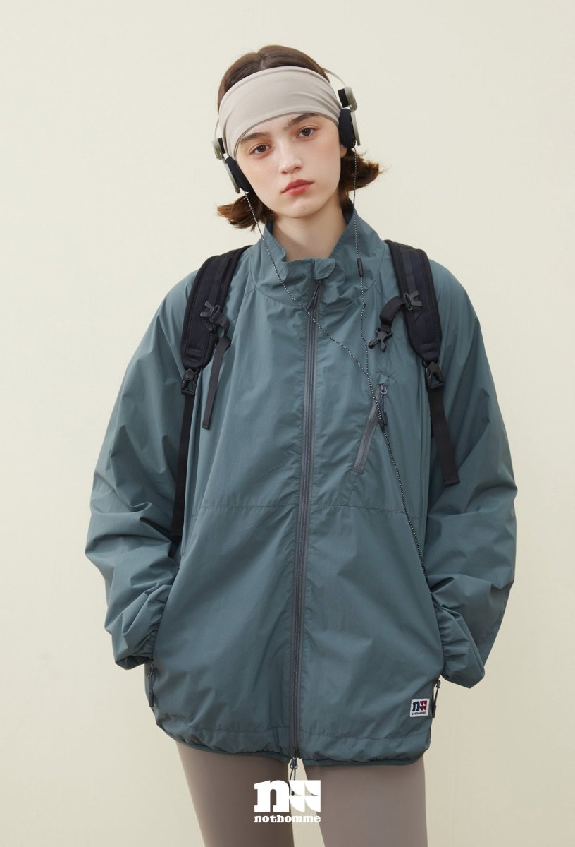 【Teflon・撥水機能】Stand collar outdoor jumper N2334 - NNine