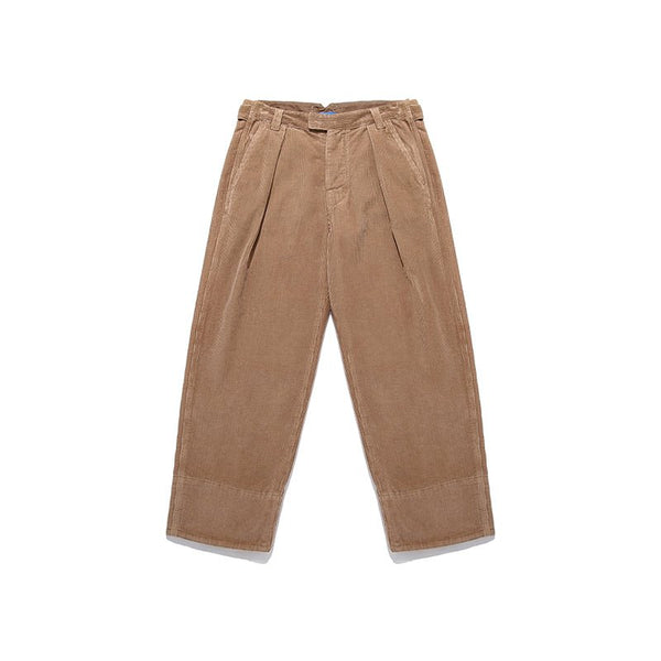 Tuck corduroy straight pants　N1256 - NNine