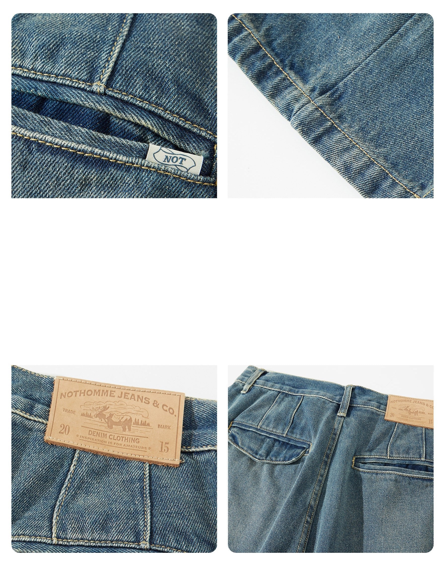 Vintage straight denim N1595 - NNine