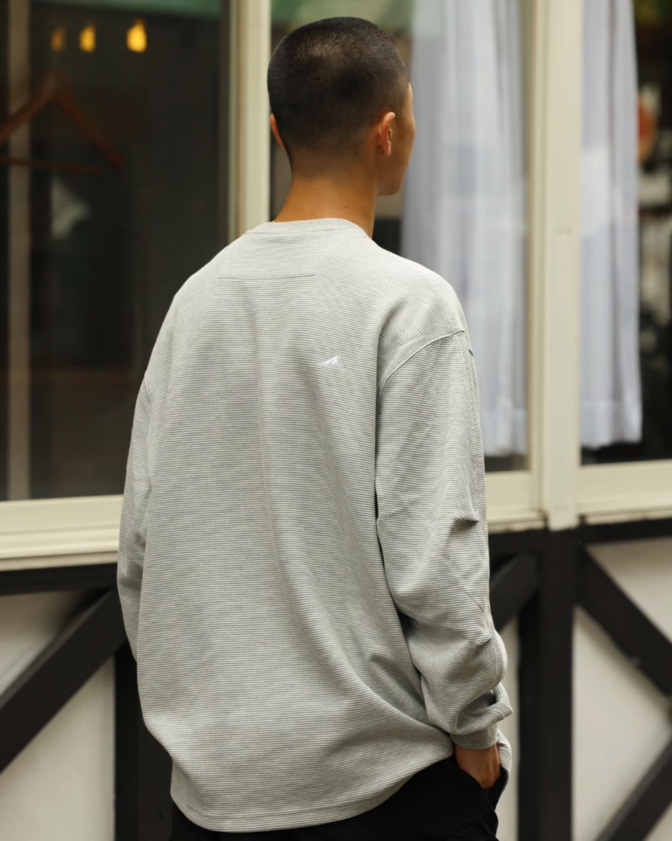 Waffle zipper T -shirt N2475 - NNine