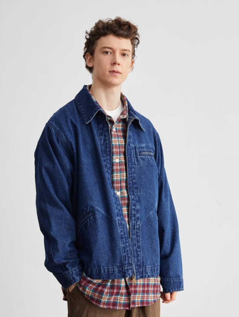 Washed Damaged Denim Jacket N113 - NNine