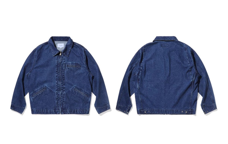 Washed Damaged Denim Jacket N113 - NNine