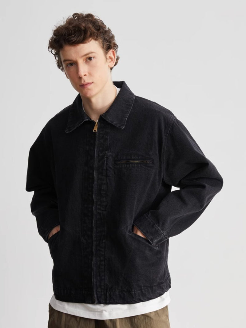 Washed Damaged Denim Jacket N113 - NNine