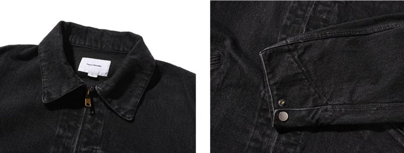 Washed Damaged Denim Jacket N113 - NNine