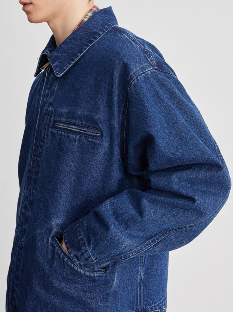 Washed Damaged Denim Jacket N113 - NNine