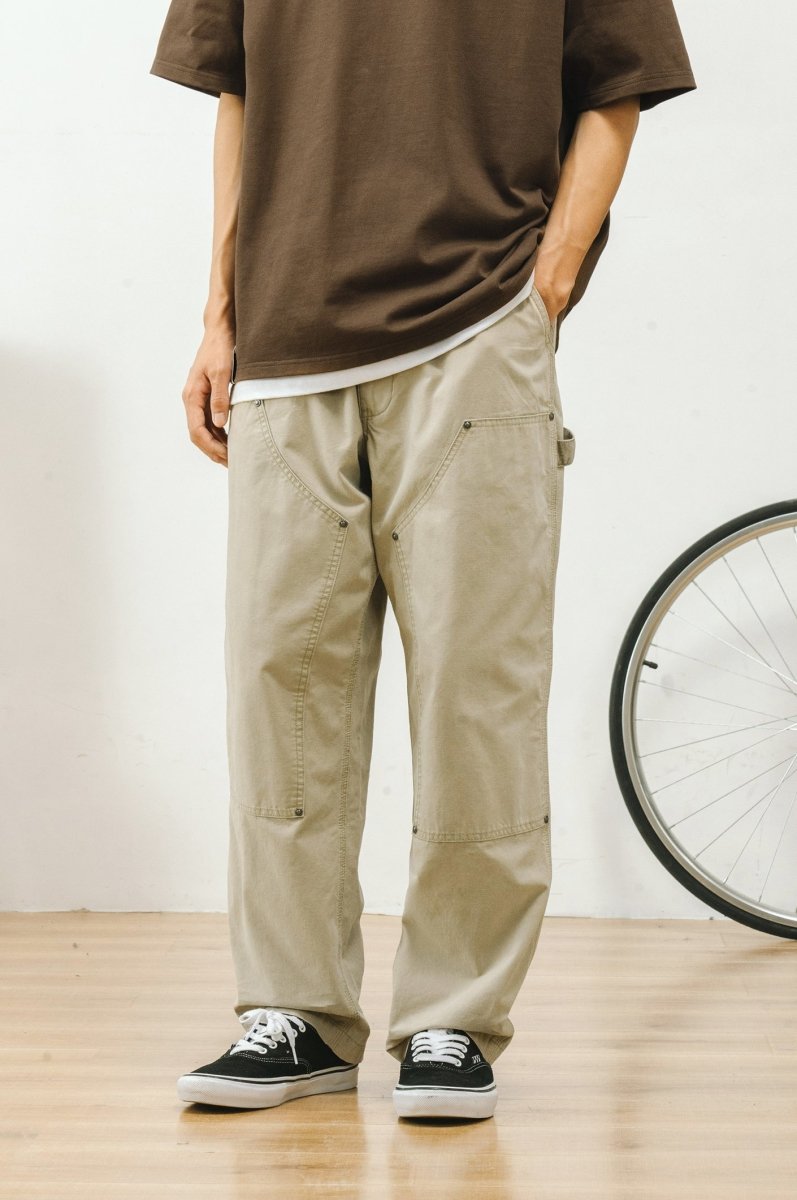 Washed double knee pants N1963 - NNine