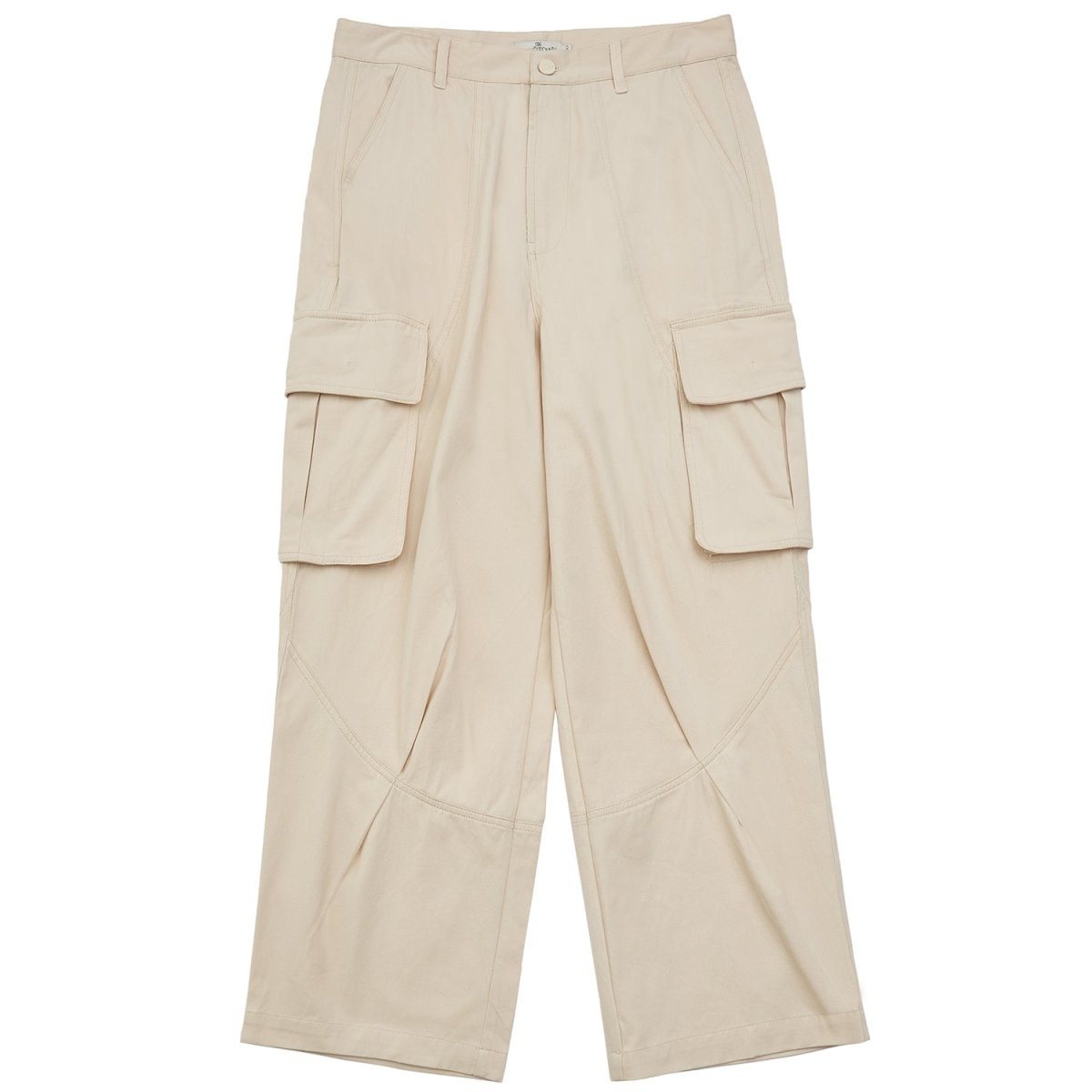 Washed khaki cargo pants N2711 - NNine