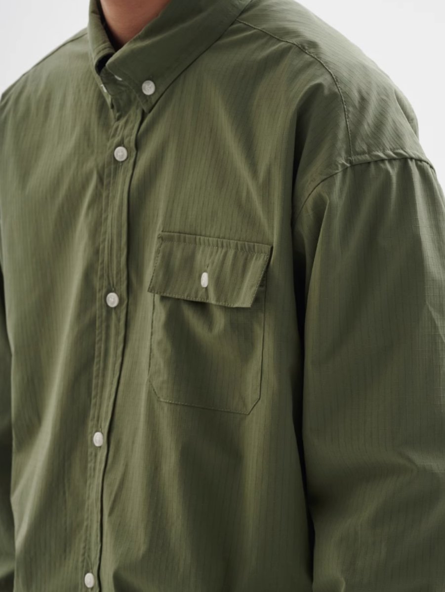 【撥水機能】Water -repellent check shirt　N225 - NNine