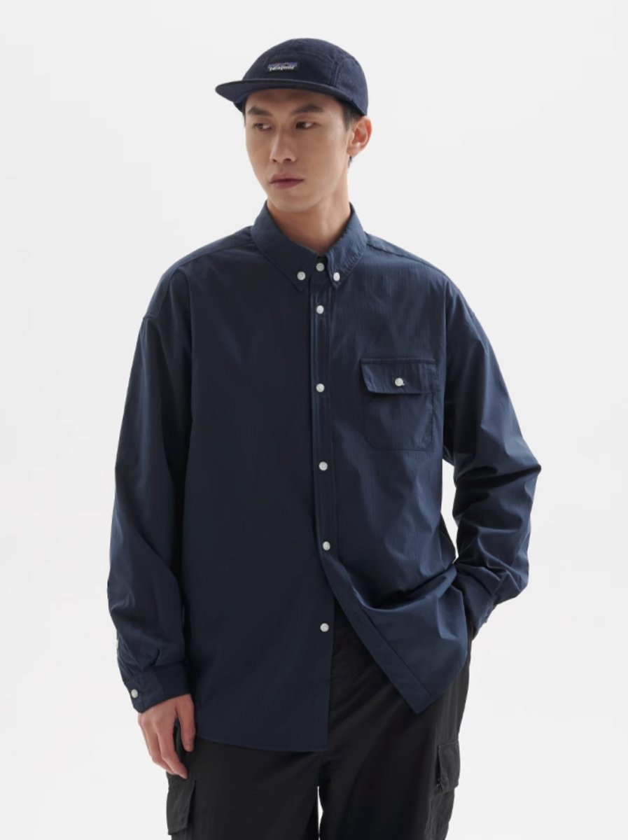 【撥水機能】Water -repellent check shirt　N225 - NNine