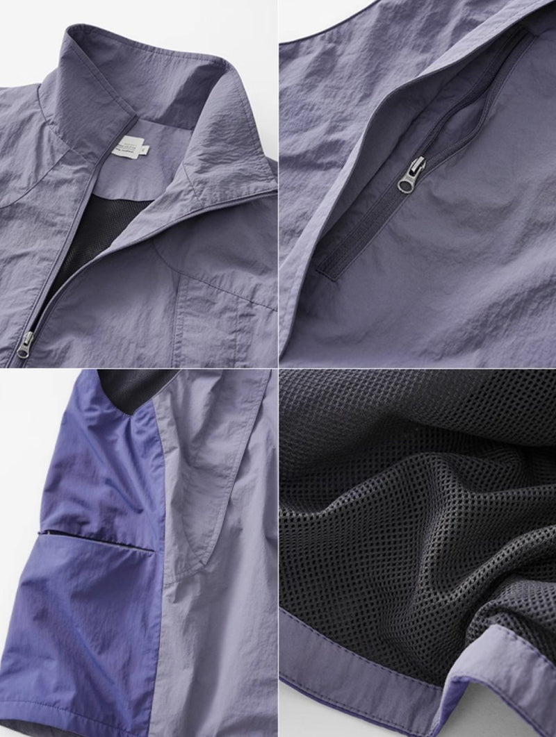 【撥水機能】Waterproof color block vest　N245 - NNine