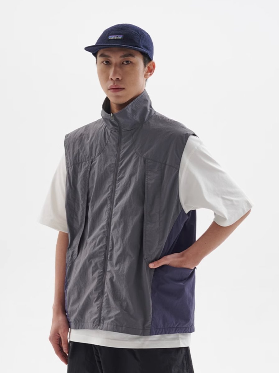 【撥水機能】Waterproof color block vest　N245 - NNine