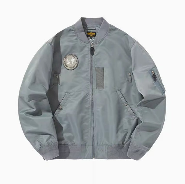 【表面撥水】Waterproof emblem MA-1 jacket　N246 - NNine