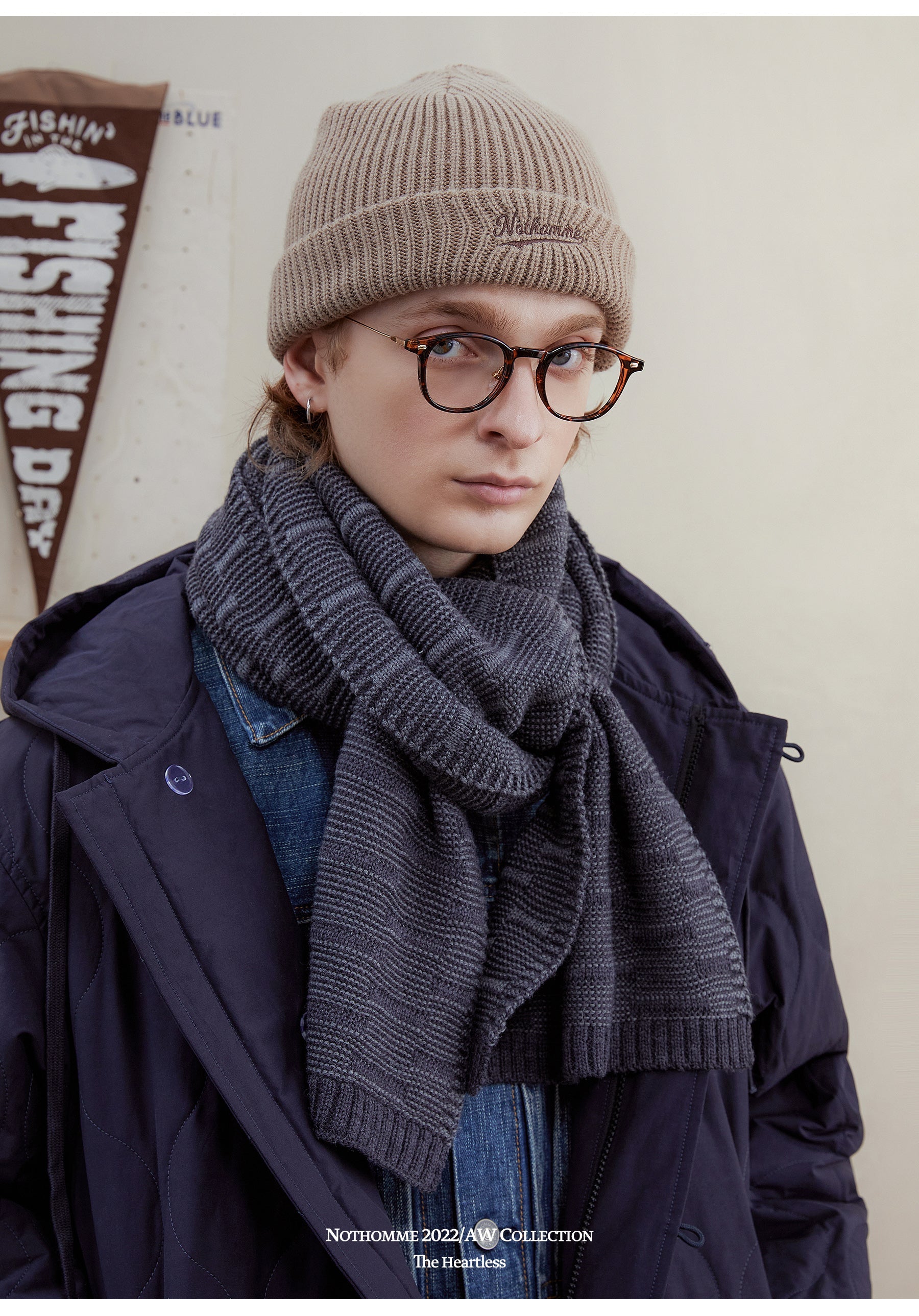 Wool muffler N1538 - NNine