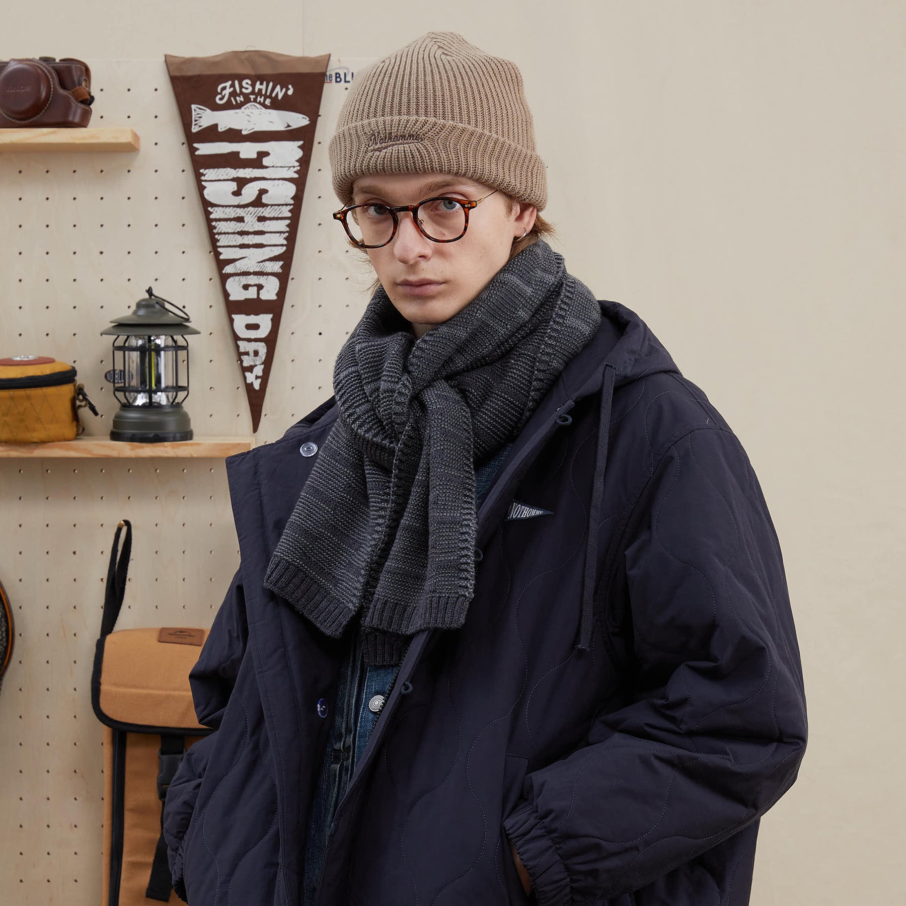 Wool muffler N1538 - NNine