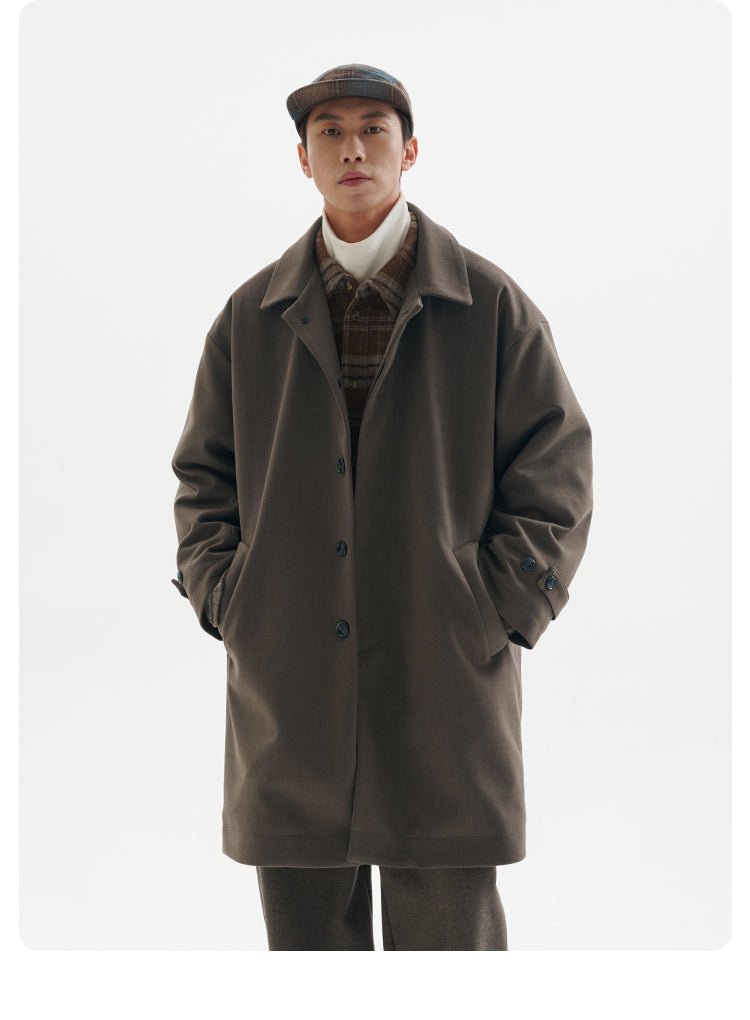 Woolly Tech Stencil Collar Padded Coat N3001 - NNine