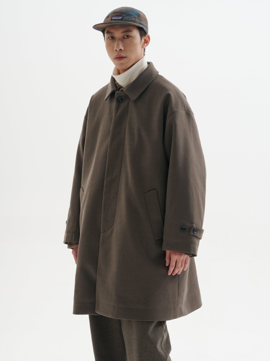 Woolly Tech Stencil Collar Padded Coat N3001 - NNine