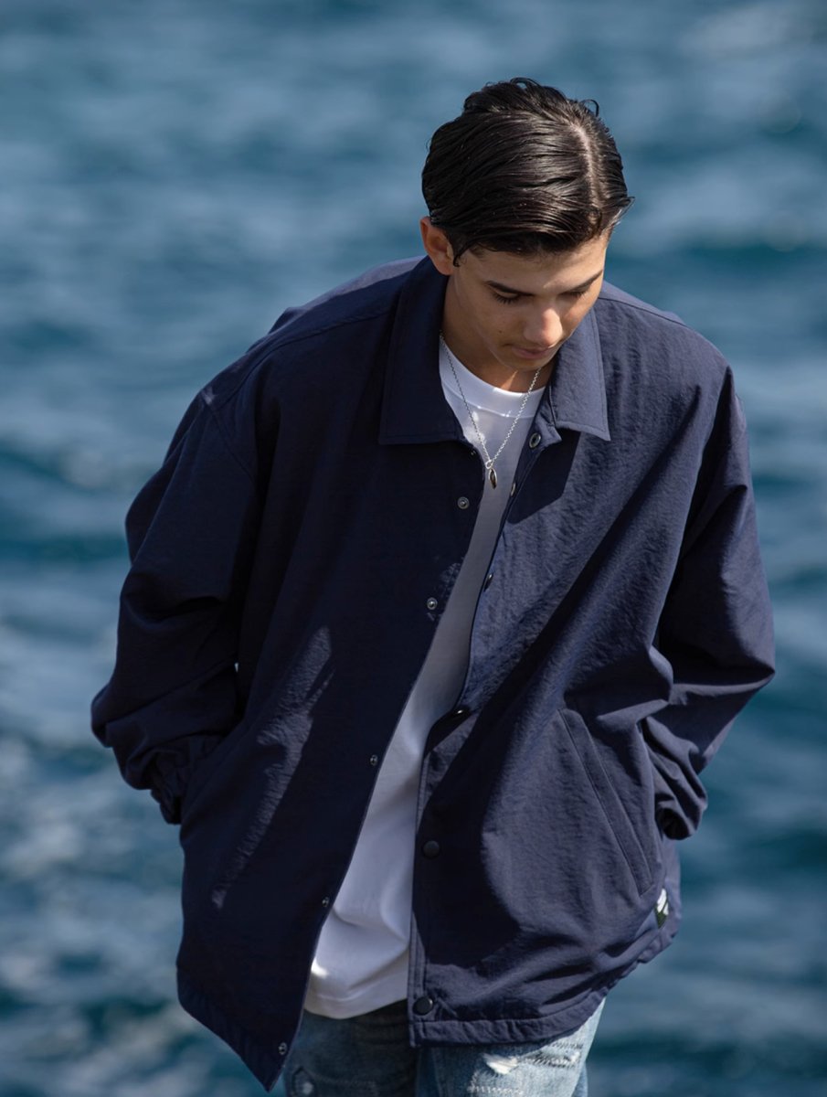 【シンプル万能】メンズ ワークコーチジャケット ライトアウター 春秋 | ESSENTIAL WORK COACH JACKET  N2541