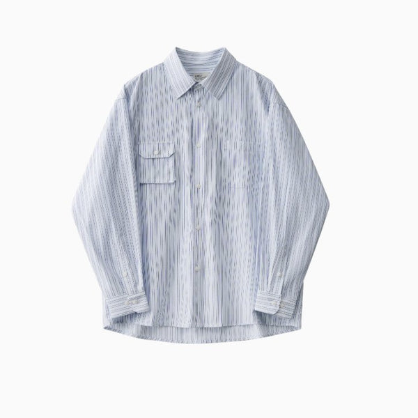 Work pocket striped shirt N164 - NNine