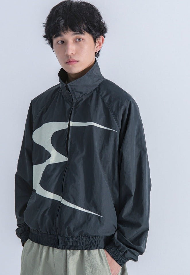 Work Style Stand Collar Nylon Jacket　N174 - NNine