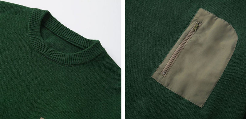 Zip pocket knit N1152 - NNine
