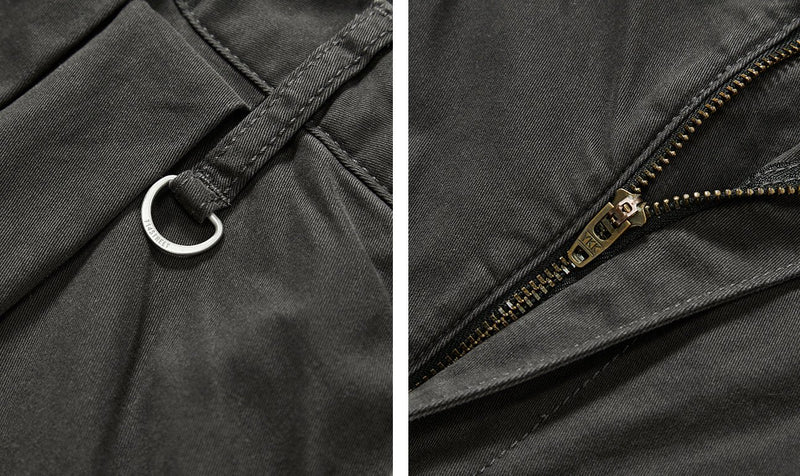 Zip pocket straight pants N888 - NNine