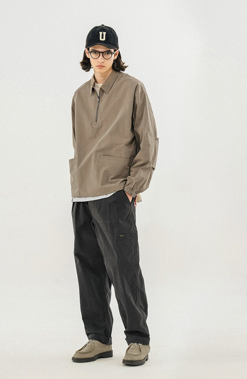 Zip pocket straight pants N888 - NNine