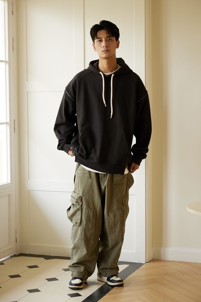 Zipper design hoodie N1864 - NNine