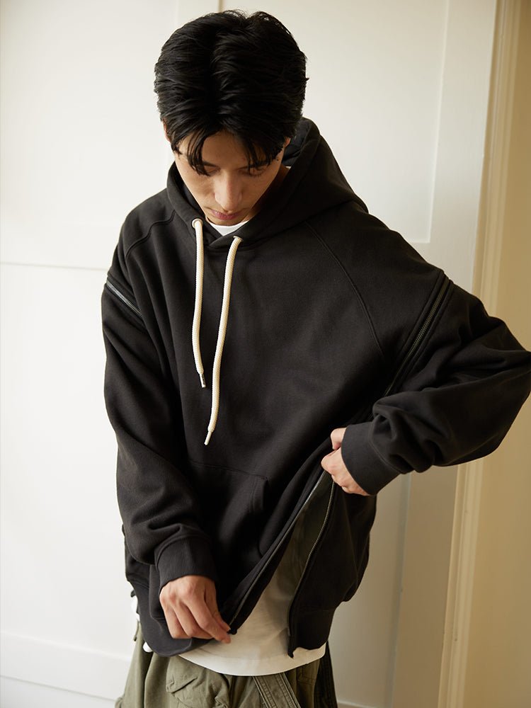 Zipper design hoodie N1864 - NNine