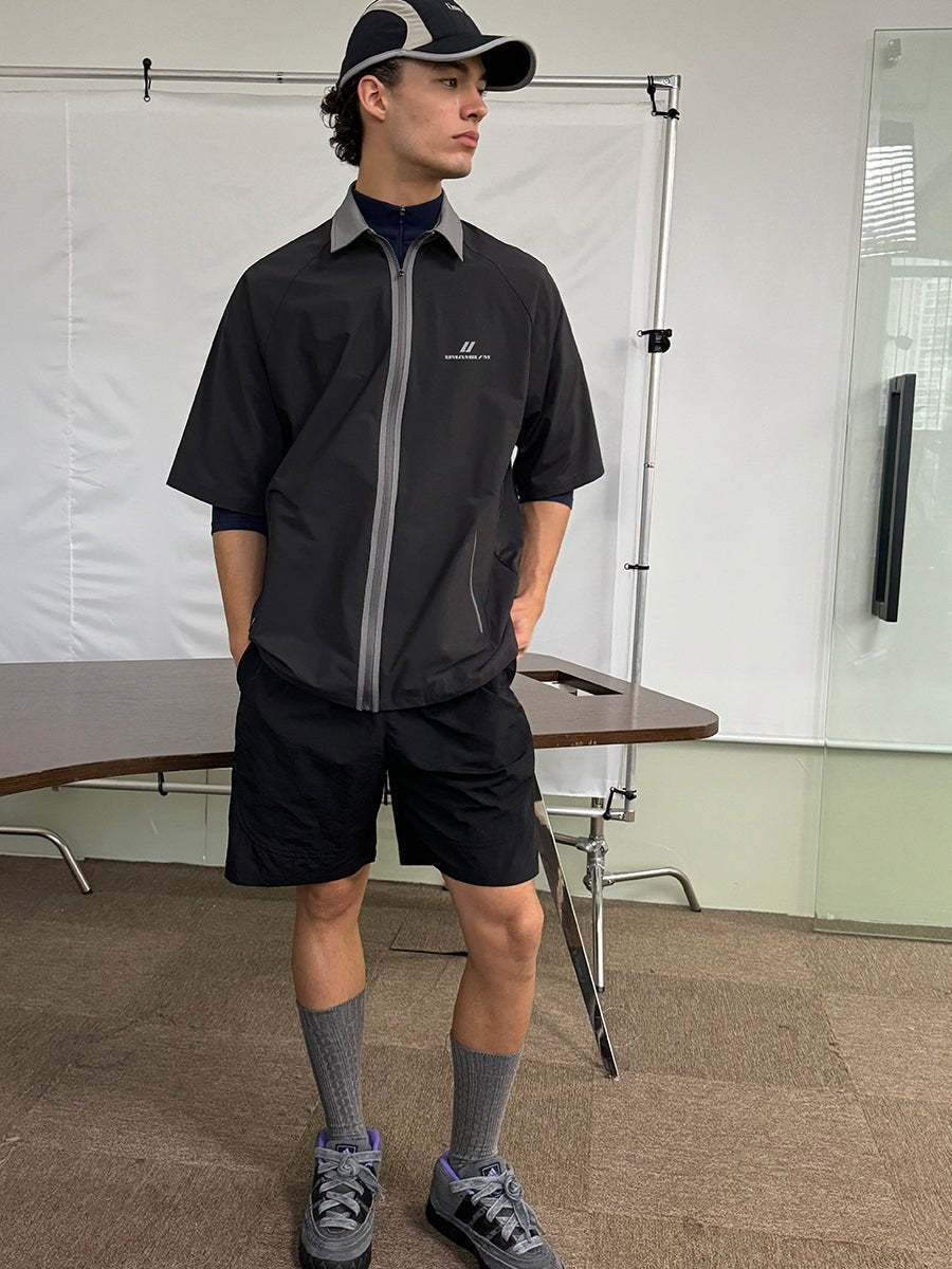 【吸湿速乾】Zipper shirt N3262 - NNine