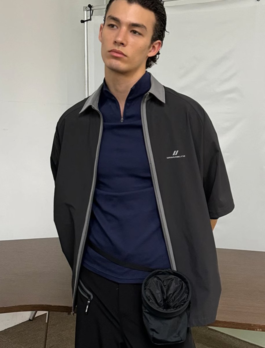 【吸湿速乾】Zipper shirt N3262 - NNine